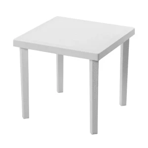 Mesa tipo cuadrada | Modelo Infinity | color blanco - MQ