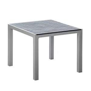 Mesa tipo cuadrada | Modelo Madeira | color cuarzo - MQ