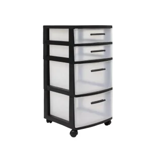 Gavetero modular | Modelo Eclypse | 4 niveles | color negro - MQ