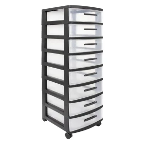 Gavetero modular | Modelo Eclypse | 8 niveles | color negro - MQ