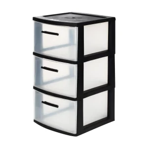 Cajonera | Modelo Eclypse | 3 niveles | color negro - MQ