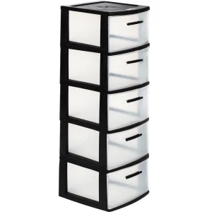 Cajonera | Modelo Eclypse | 5 niveles | color negro - MQ