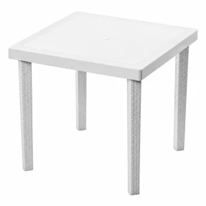 Mesa tipo cuadrada | Modelo Infinity | color blanco - MQ