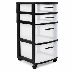 Gavetero modular | Modelo Eclypse | 4 niveles | color negro - MQ