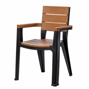 Silla exterior/interior | Modelo Madeira | color tabaco - MQ