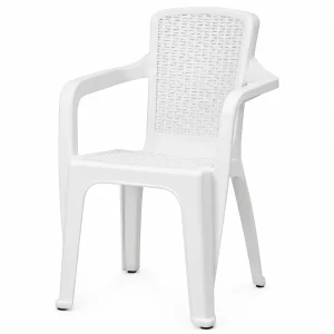 Silla exterior/interior | Modelo Infinity | Brazos color blanco - MQ