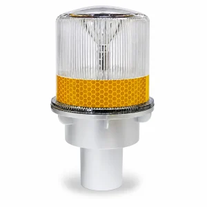 Baliza destellante solar LED