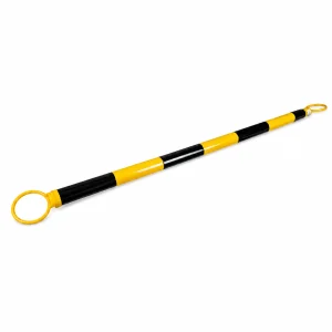 Barra expandible para unión de conos de 210cm - Amarillo/Negro
