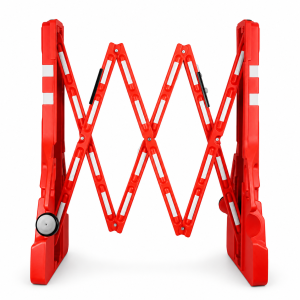 Barrera seguridad expandible | 2.35mt*1,07cm | color rojo