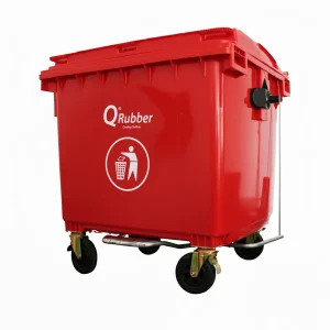 Contenedor de basura 660lts con pedal