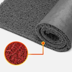 Limpiapiés PVC | 13mm*1.2*12mts  |  Color Rojo