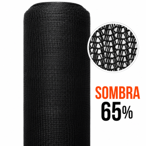 Malla Raschel | Sombra 65% | Rollo 2.1*100mts| color Negro