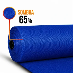 Malla Raschel | Sombra 65% | Rollo 4.2*100mts| color Azul