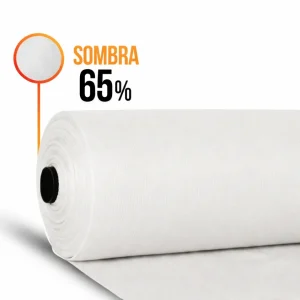 Malla Raschel | Sombra 65% | Rollo 4.2*100mts| color Blanco