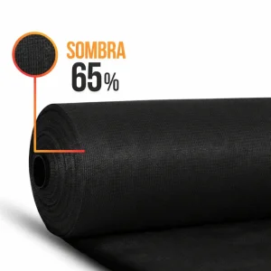 Malla Raschel | Sombra 65% | Rollo 2.1*100mts| color Negro