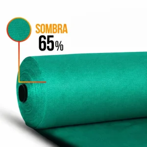 Malla Raschel | Sombra 65% | Rollo 4.2*100mts| color Verde