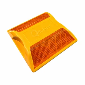 Tacha vial | 10*10*2cm | con doble reflectivo | Color Amarillo