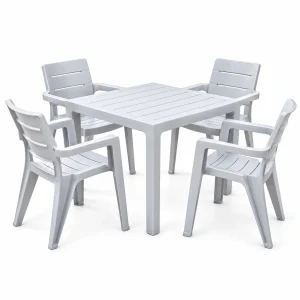 Comedor con 4 puestos | Modelo Montana | color silver - MQ